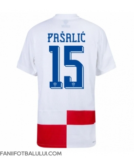 Croația Mario Pasalic #15 Tricou Fotbal Replică European 2024 Barbati Acasa